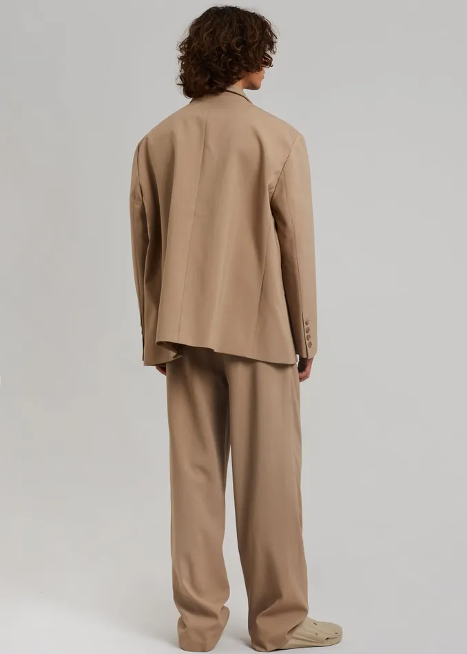 Men Beo Blazer 8211 Latte The Frankie Shop Outerwear