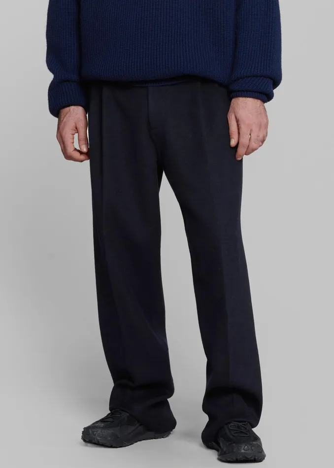 Men Beo Wool Suit Pants 8211 Navy The Frankie Shop Bottoms