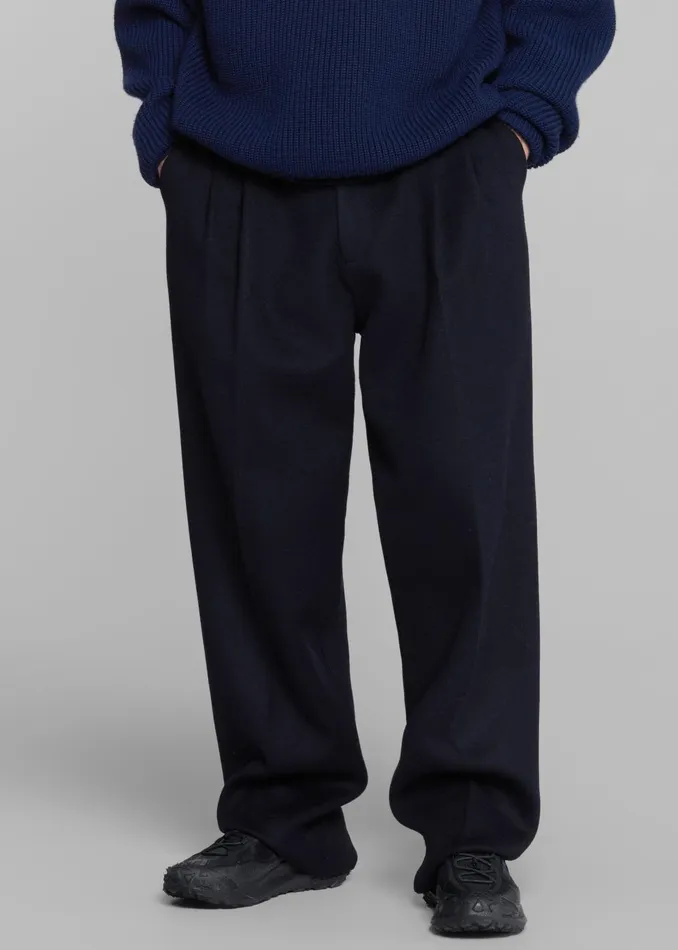 Men Beo Wool Suit Pants 8211 Navy The Frankie Shop Bottoms