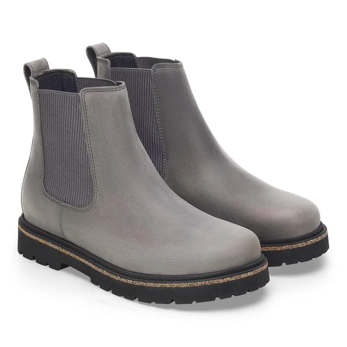 Men Birkenstock Boots Highwood Slip On Mid Graphite