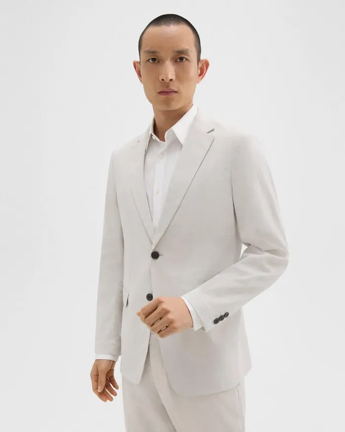 Men Blazers Jackets Theory Clinton Blazer In Good Linen Sand