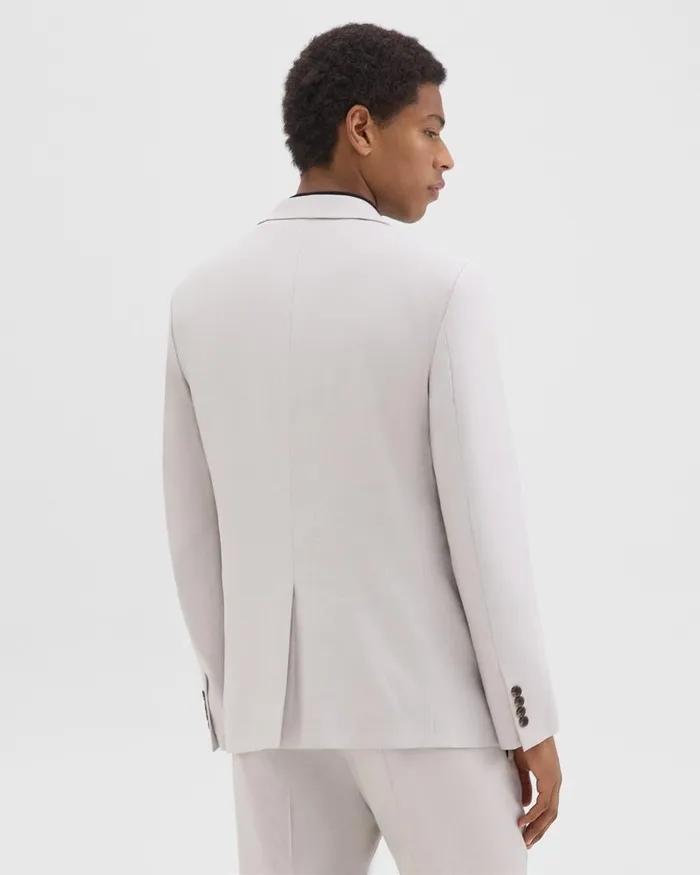 Men Blazers Jackets Theory Morton Slim Blazer In LinenViscose Limestone