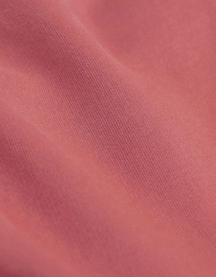 Men Classic Organic Crew Raspberry Pink Colorful Standard Crewneck Sweatshirts