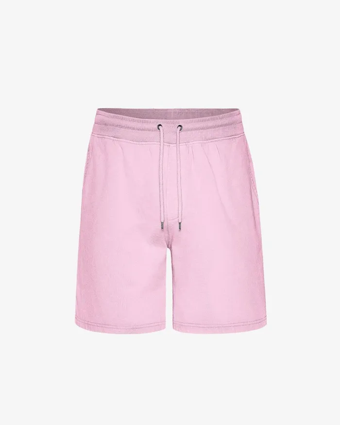 Men Classic Organic Sweatshorts Flamingo Pink Colorful Standard Shorts