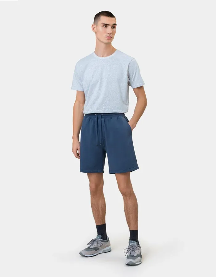 Men Classic Organic Sweatshorts Ginger Brown Colorful Standard Shorts