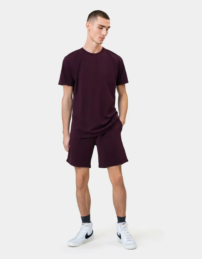 Men Classic Organic Sweatshorts Limestone Grey Colorful Standard Shorts