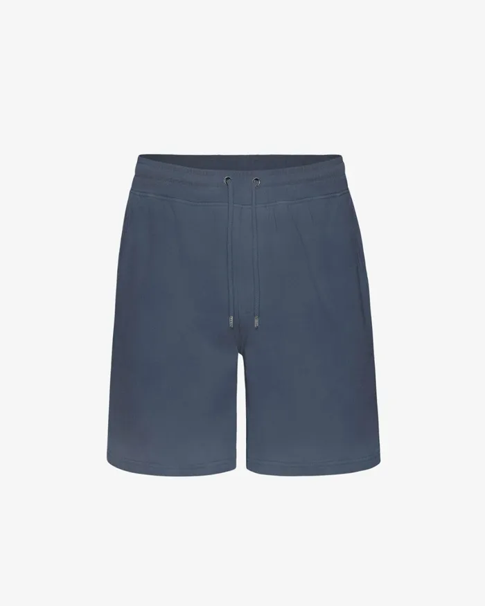Men Classic Organic Sweatshorts Neptune Blue Colorful Standard Shorts