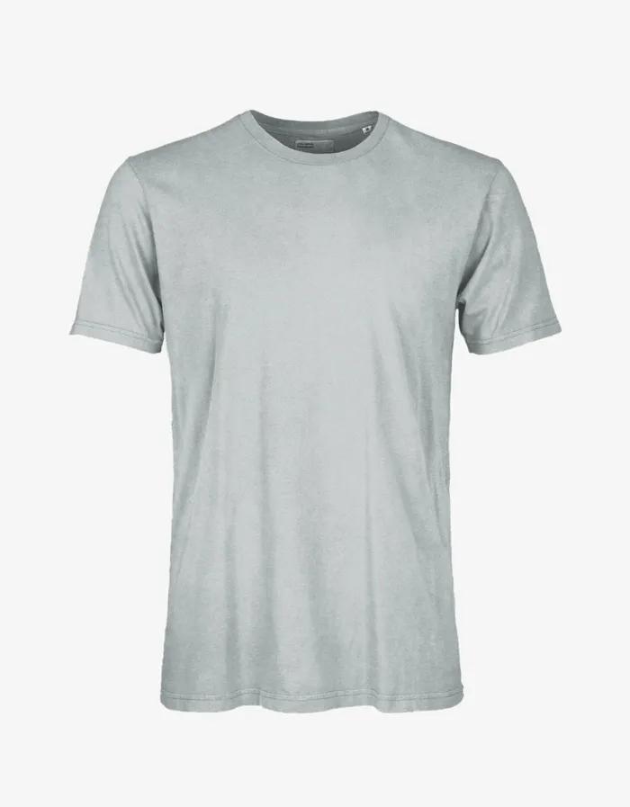 Men Classic Organic Tee Faded Grey Colorful Standard TShirts