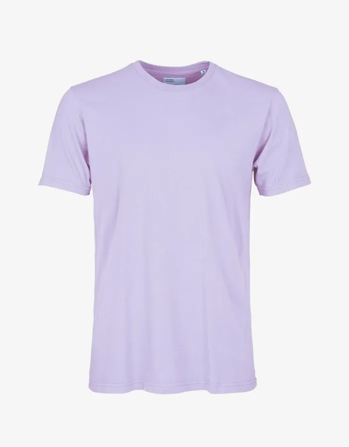 Men Classic Organic Tee Soft Lavender Colorful Standard TShirts