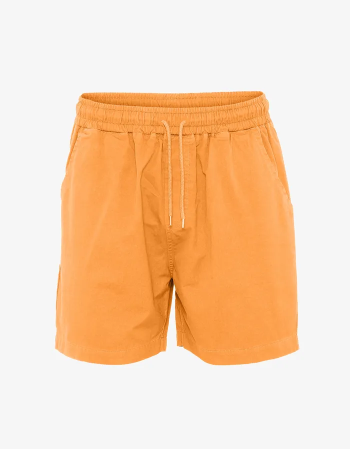 Men Colorfulstandard Organic Twill Shorts 8211 Sandstone Orange Shorts
