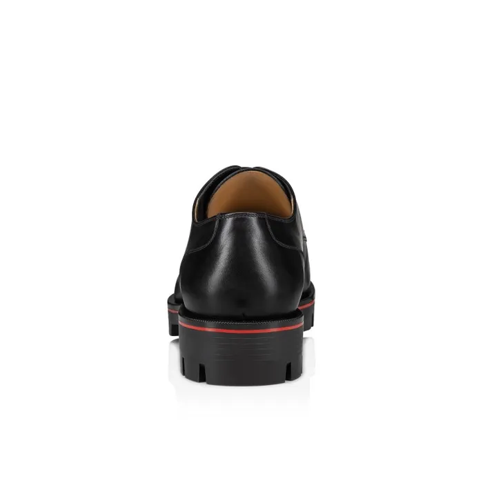 Men Davisol Derbies 8211 Calf Leather 8211 Black Christian Louboutin Buckles and Laceups