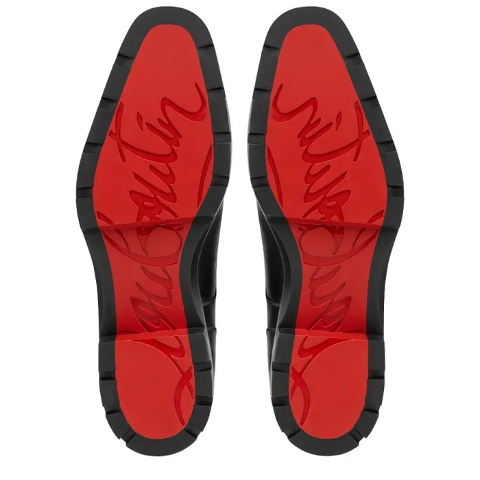 Men Davisol Derbies 8211 Calf Leather 8211 Black Christian Louboutin Buckles and Laceups
