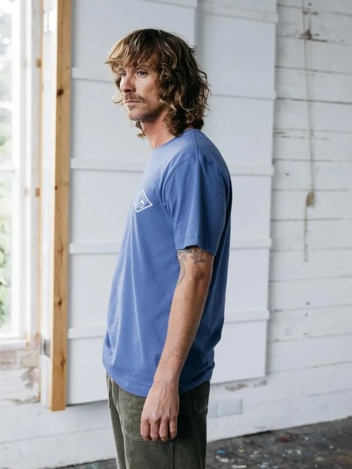 Men Diamond Logo TShirt Coastal Fjord Finisterre TShirts