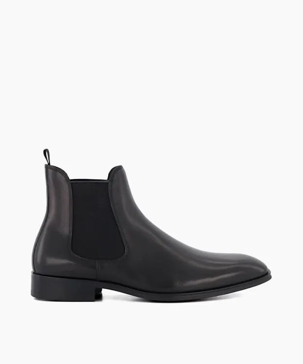 Men Dune London Chelsea Boots Leather Chelsea Boots Black