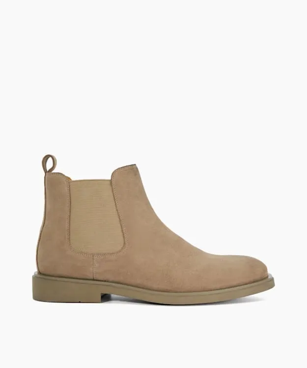 Men Dune London Chelsea Boots Signature Slip On Boots Neutral