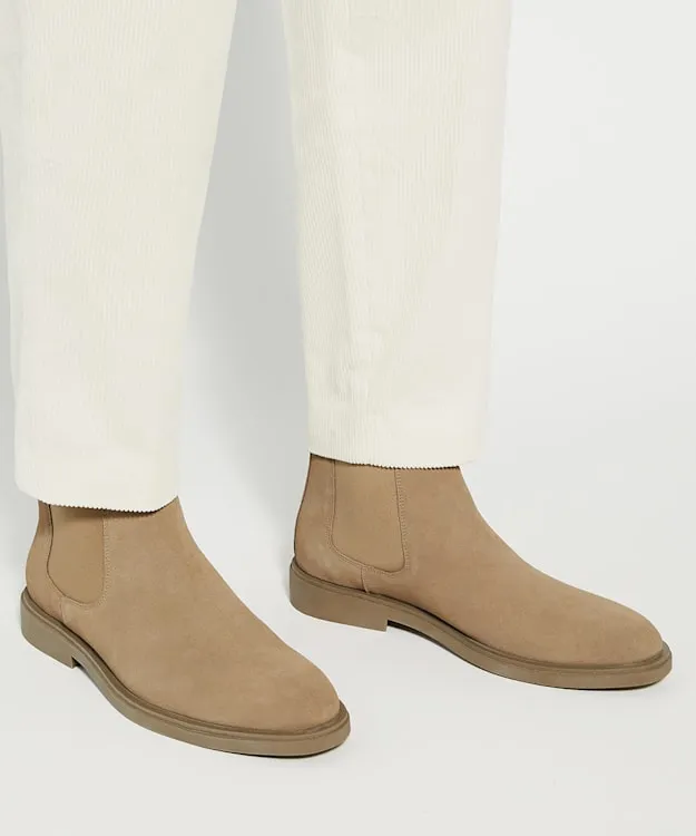 Men Dune London Chelsea Boots Signature Slip On Boots Neutral