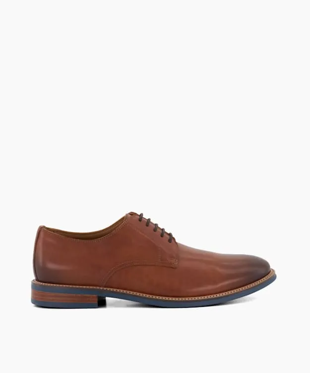 Men Dune London Smart Shoes Leather LaceUp Shoes Brown