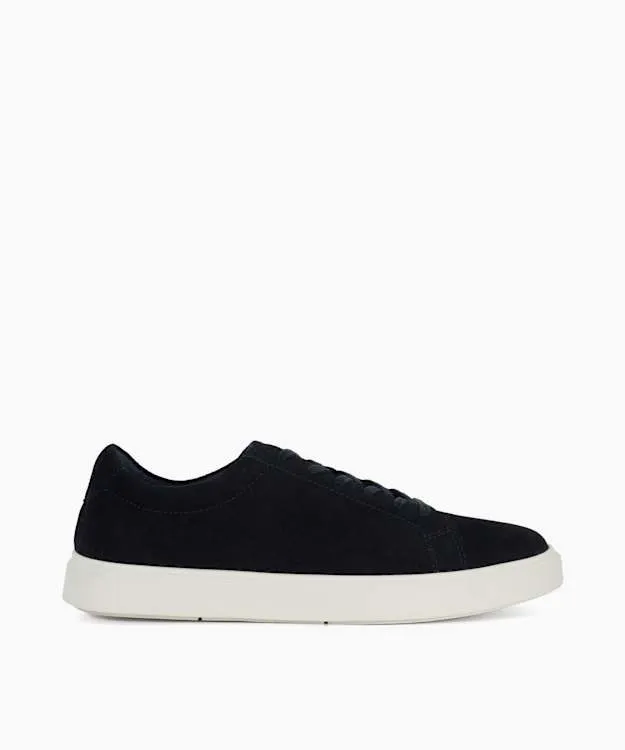 Men Dune London Trainers Suede Lace Up Shoes Blue