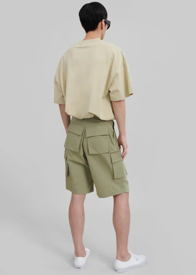Men Edward Cargo Shorts 8211 Olive The Frankie Shop Bottoms