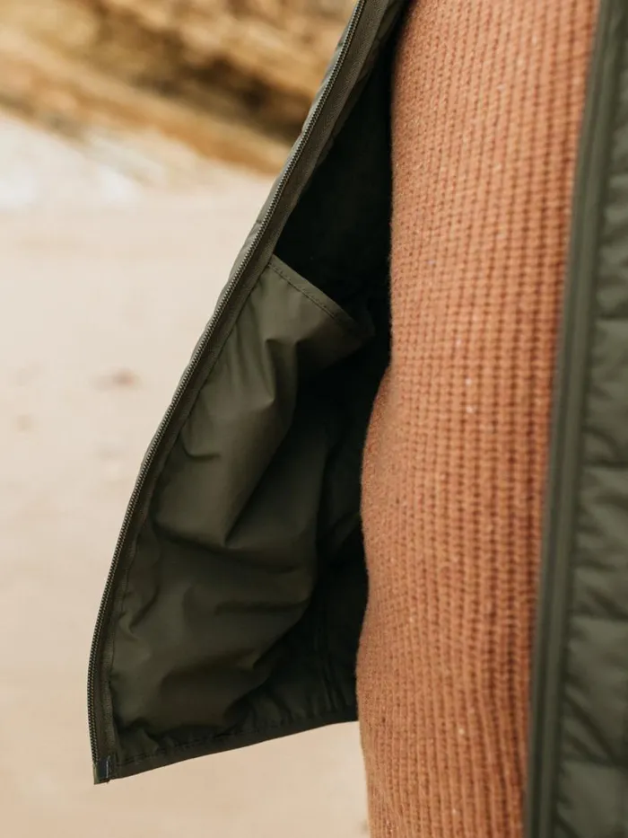 Men Firecrest Hooded Jacket Olive Finisterre Jackets Coats and Gilets