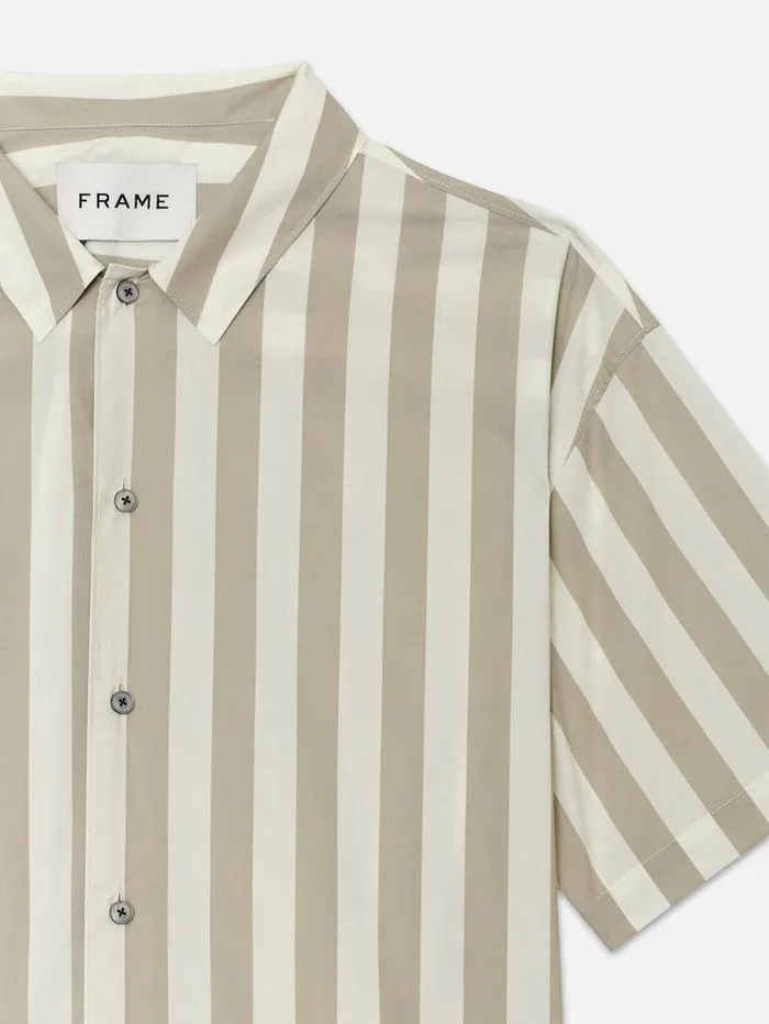 Men FRAME Shirts Camp Collar Shirt