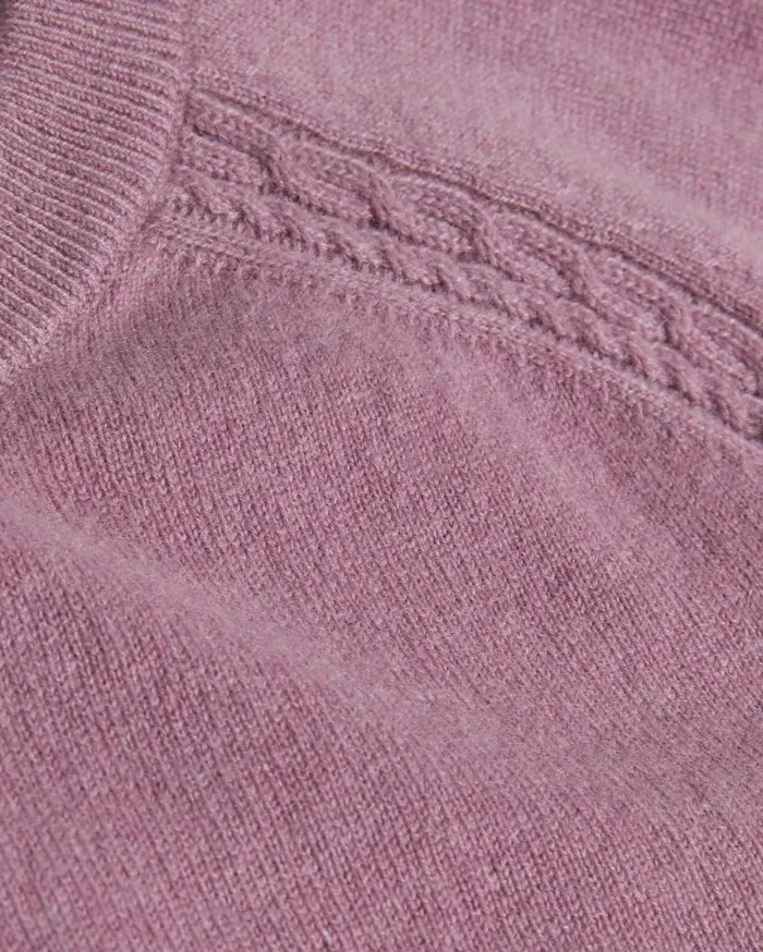 Men GLANT 8211 Pure Cashmere Jumper Light Purple Ted Baker Jumpers and Knitwear Men GLANT 8211 Pure Cashmere Jumper Light Purple Ted Baker Jumpers and Knitwear