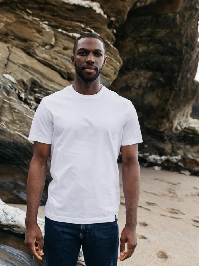 Men Harlyn TShirt White Finisterre TShirts