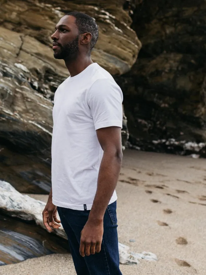Men Harlyn TShirt White Finisterre TShirts