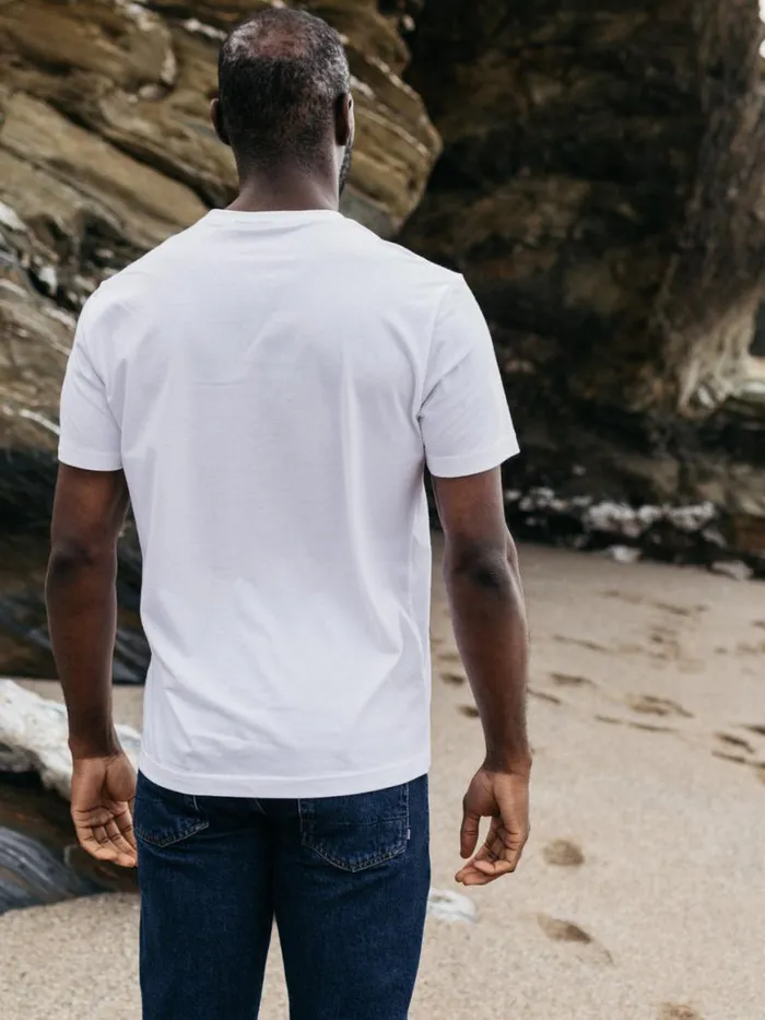 Men Harlyn TShirt White Finisterre TShirts