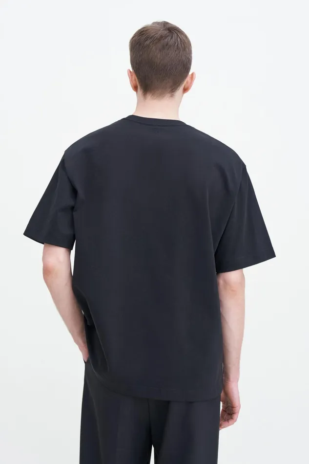 Men Heavy Crewneck Tee Black Filippa K TShirts