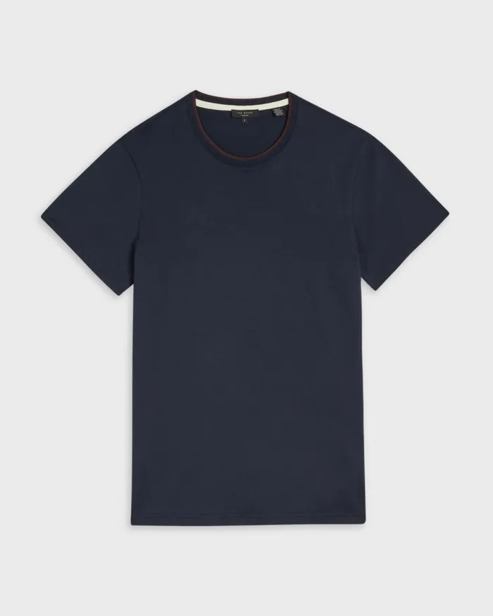 Men HELPA 8211 Short Sleeve T Shirt Navy Ted Baker Tops