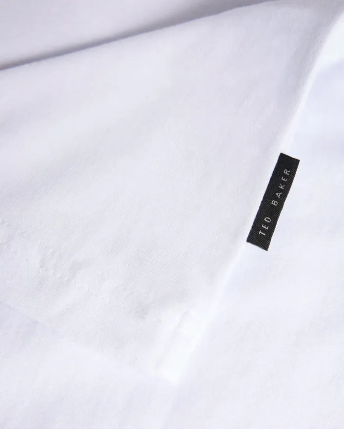 Men HELPA 8211 Short Sleeve T Shirt White Ted Baker Tops