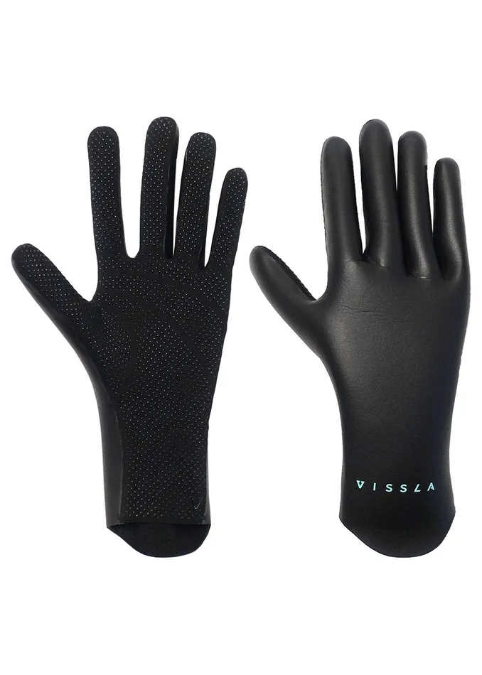 Men High Seas 15 MM Wetsuit Glove Black High Seas Wetsuits Vissla