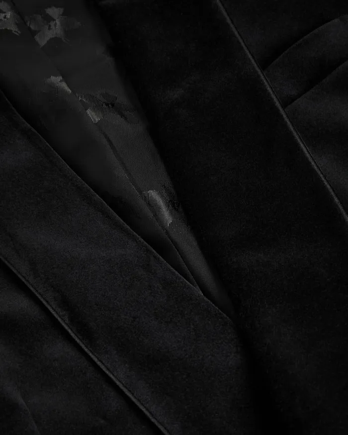 Men IWADE 8211 Velvet Dinner Jacket Black Ted Baker Coats and Jackets Men IWADE 8211 Velvet Dinner Jacket Black Ted Baker Coats and Jackets
