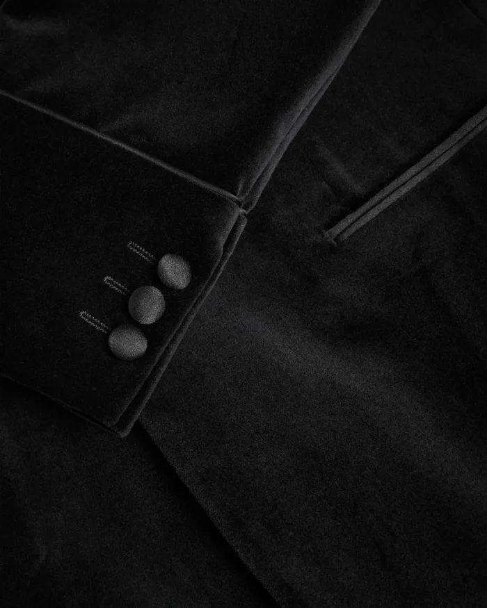 Men IWADE 8211 Velvet Dinner Jacket Black Ted Baker Coats and Jackets Men IWADE 8211 Velvet Dinner Jacket Black Ted Baker Coats and Jackets