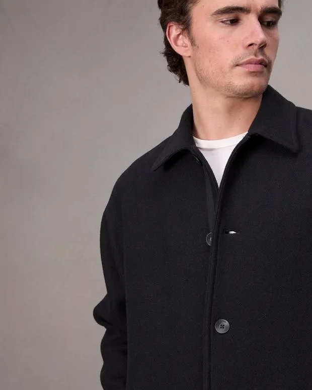 Men Jackets and Coats Rag and Bone Henderson Shirt Jacket Black
