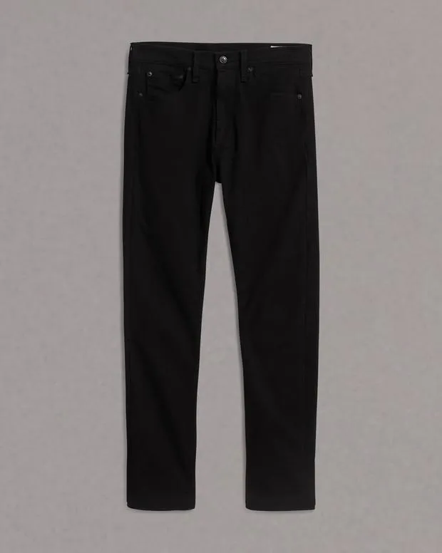 Men Jeans Rag and Bone Fit 1 Skinny Fit Jean Aero Stretch Denim Black