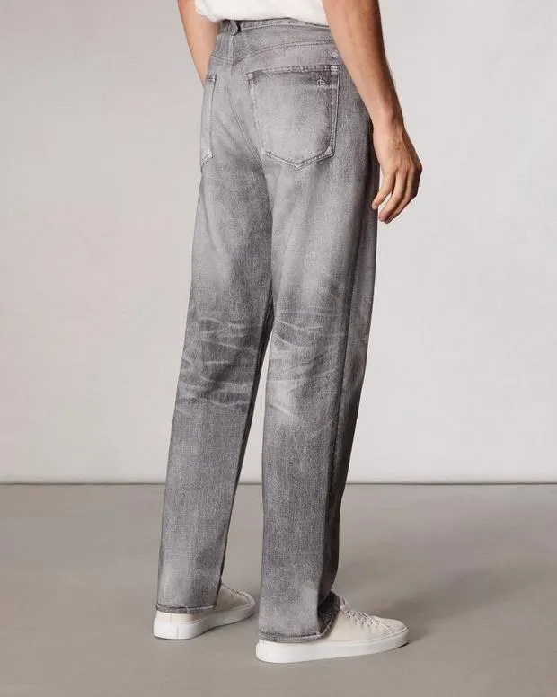 Men Jeans Rag and Bone Rbmiramar Fleece Fit 4 Pant Cotton Fleece Greyscale