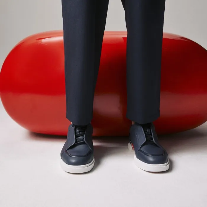 Men Jimmy LowTop Sneakers 8211 Calf Leather 8211 Marine Christian Louboutin Sneakers
