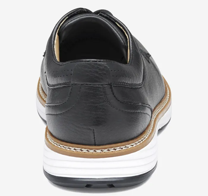 Men Johnston and Murphy Upton GL1 Luxe Hybrid Black Waterproof Full Grain LaceUps