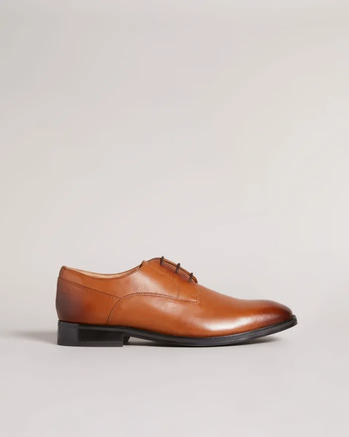 Men KAMPTEN 8211 Formal Leather Derby Shoes Tan Ted Baker Formal Shoes