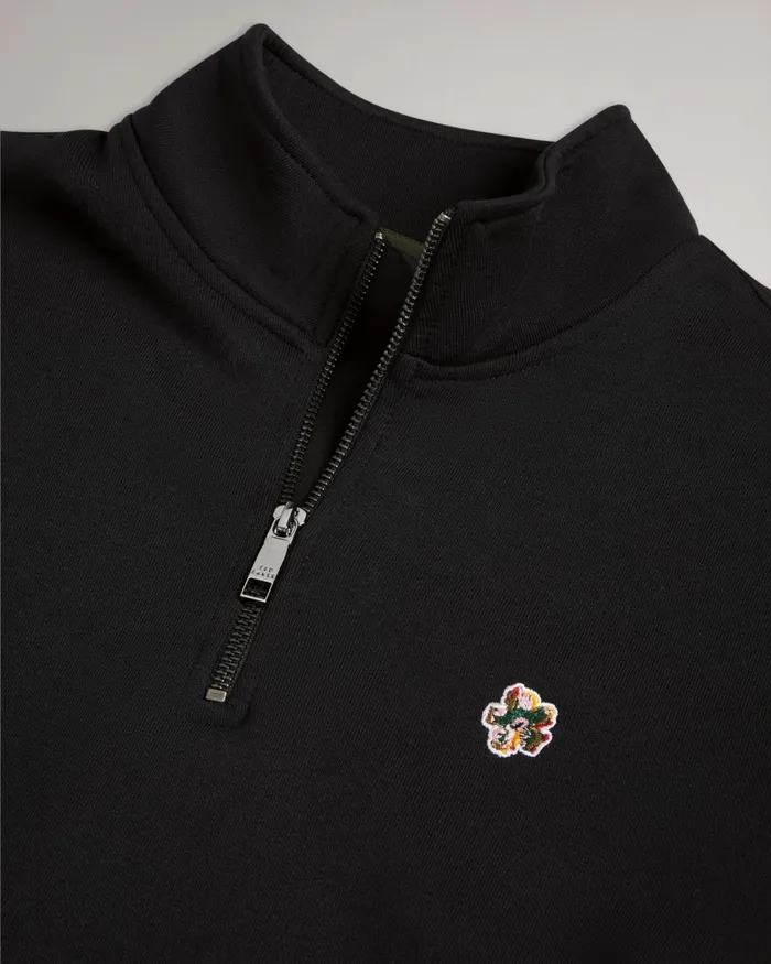 Men KILBRN 8211 High Neck Sweatshirt Black Ted Baker Jumpers and Knitwear Men KILBRN 8211 High Neck Sweatshirt Black Ted Baker Jumpers and Knitwear