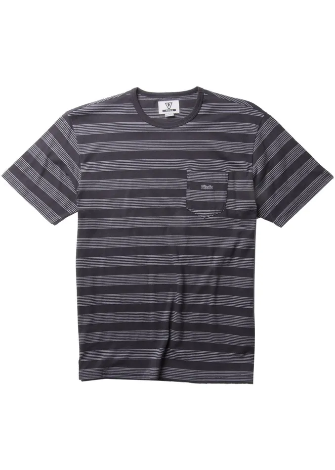 Men Knit Tees Vissla Low Line Ss Pkt Tee Phantom