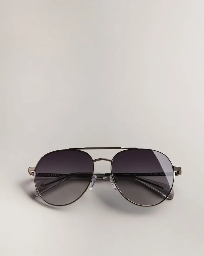 Men KONRAAD 8211 Metal Aviator Sunglasses Gunmetal Ted Baker Sunglasses Men KONRAAD 8211 Metal Aviator Sunglasses Gunmetal Ted Baker Sunglasses
