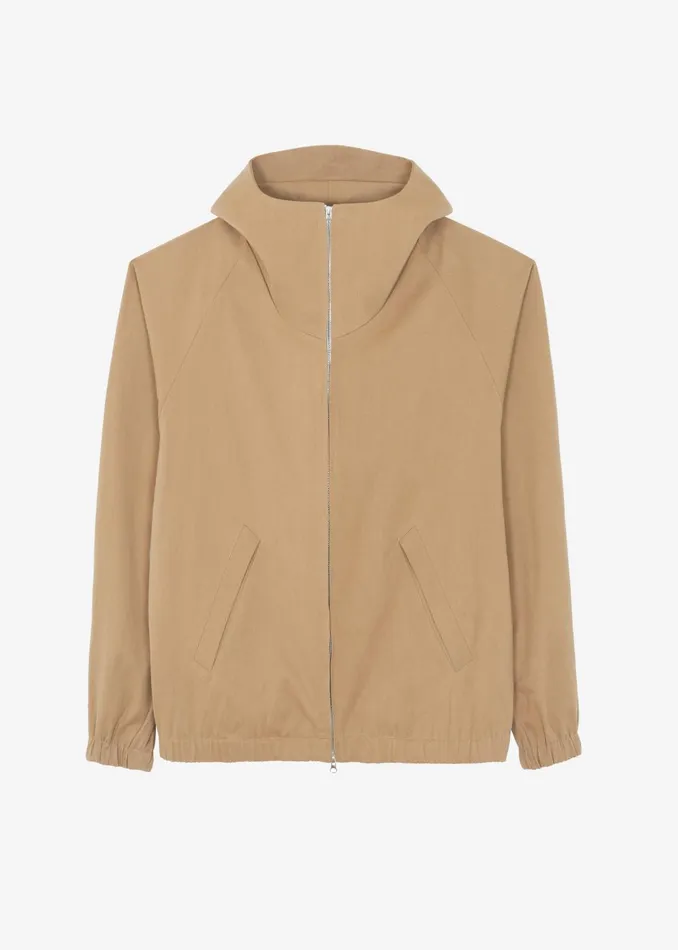Men Lauri Hooded Jacket 8211 Beige The Frankie Shop Outerwear