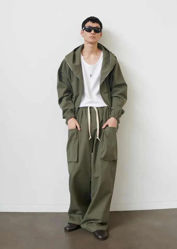 Men Lauri Hooded Jacket 8211 Khaki The Frankie Shop Outerwear