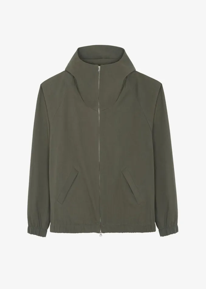 Men Lauri Hooded Jacket 8211 Khaki The Frankie Shop Outerwear