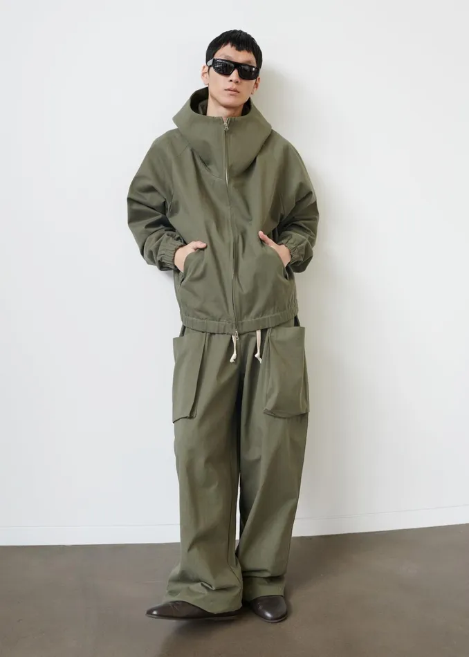 Men Lauri Hooded Jacket 8211 Khaki The Frankie Shop Outerwear