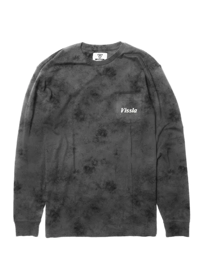 Men Long Sleeve Tees Vissla Filmore Ls Pkt Tee Phantom