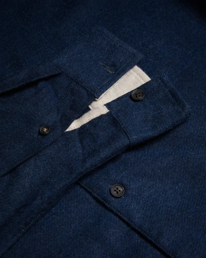 Men NARNI 8211 Lightweight Twill Flannel Shirt Navy Ted Baker Shirts Men NARNI 8211 Lightweight Twill Flannel Shirt Navy Ted Baker Shirts